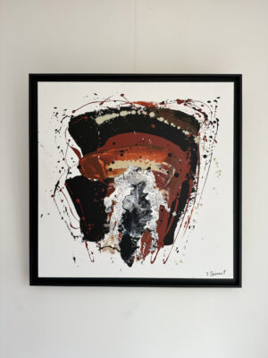 Photo 1 du tableau Black shapes par Stéphanie Bossaert, artiste peintre Lilloise