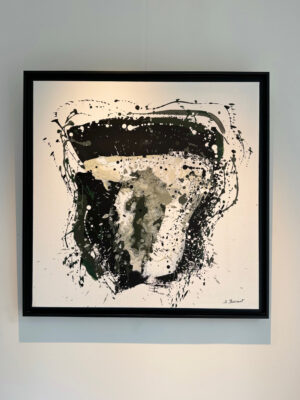 Photo 1 du tableau Charcoal shapes par Stéphanie Bossaert, artiste peintre Lilloise