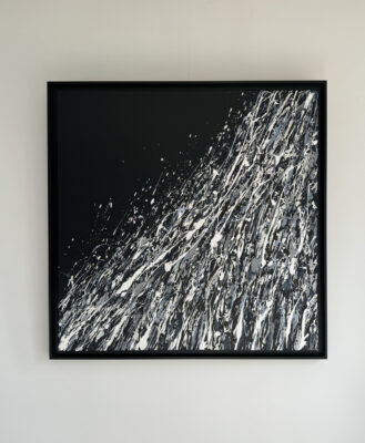 Photo 1 du tableau Black Ripple par Stéphanie Bossaert, artiste peintre Lilloise