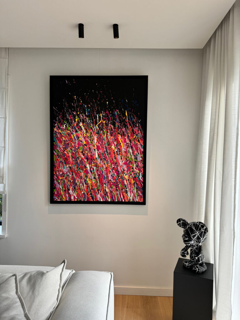 Photo 2 du tableau Pink milo par Stéphanie Bossaert, artiste peintre Lilloise