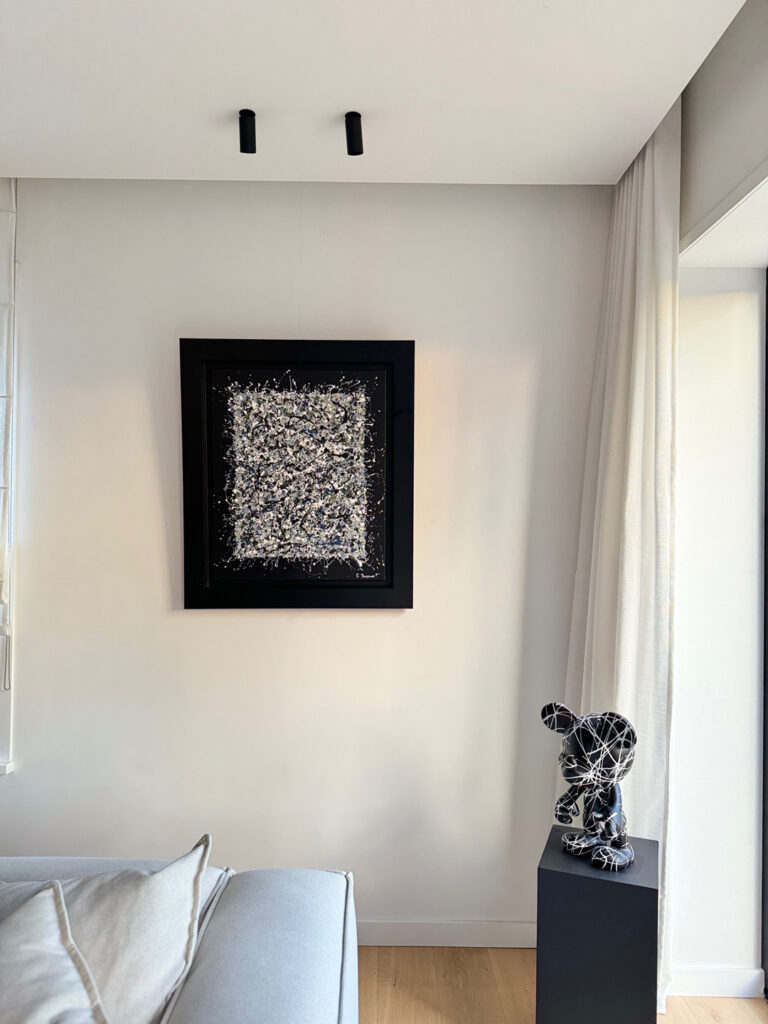 Photo 2 du tableau Black crazy par Stéphanie Bossaert, artiste peintre Lilloise