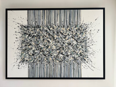 Photo 1 du tableau B fireworks par Stéphanie Bossaert, artiste peintre Lilloise