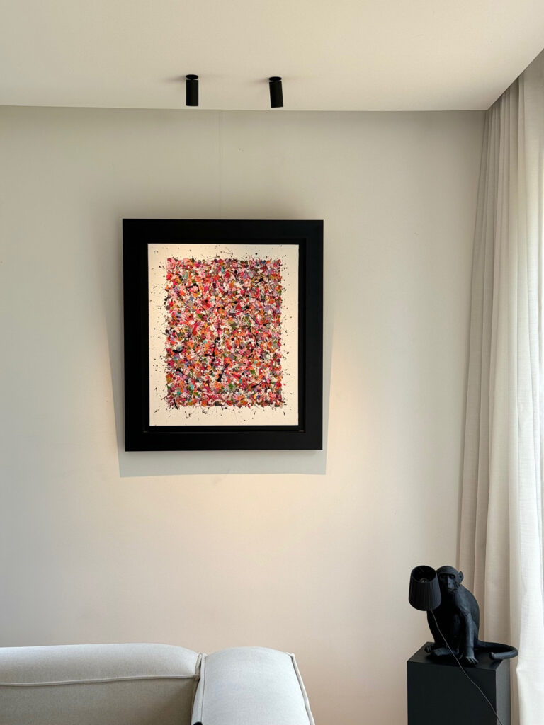 Photo 2 du tableau Pink crazy par Stéphanie Bossaert, artiste peintre Lilloise