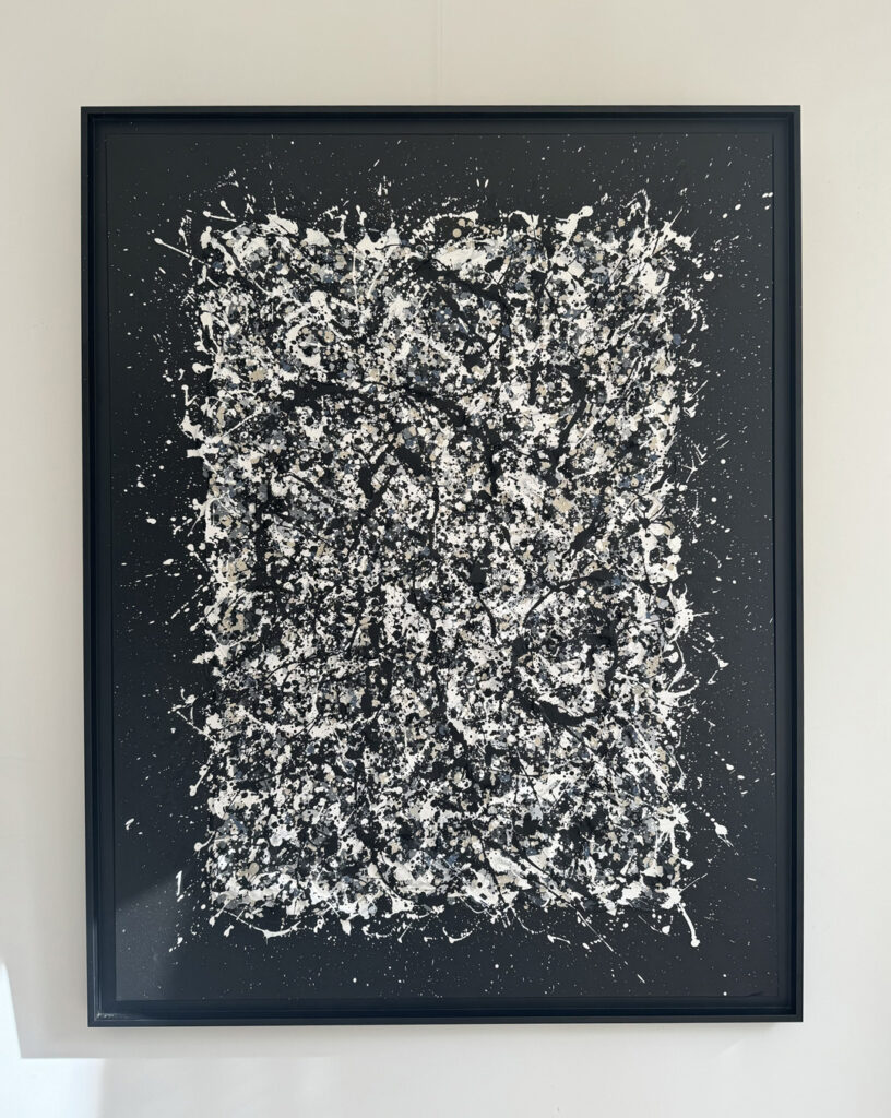 Photo 1 du tableau Black and White Crispy par Stéphanie Bossaert, artiste peintre Lilloise